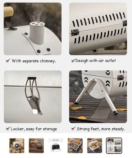 Portable Outdoor Barbecue Stove - DMC Wholesale