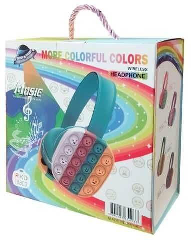 Bluetooth Pop It Headphones (Pink) - DMC Wholesale