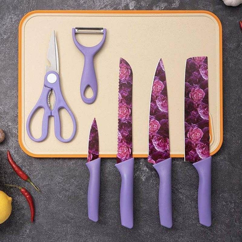 Stainless Steel Corrugated Knife Set (6 pcs) - DMC Wholesale