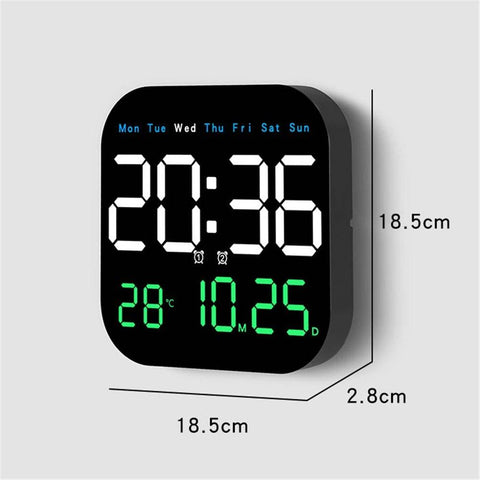 Digital Alarm Clock (18cm) - Alt View