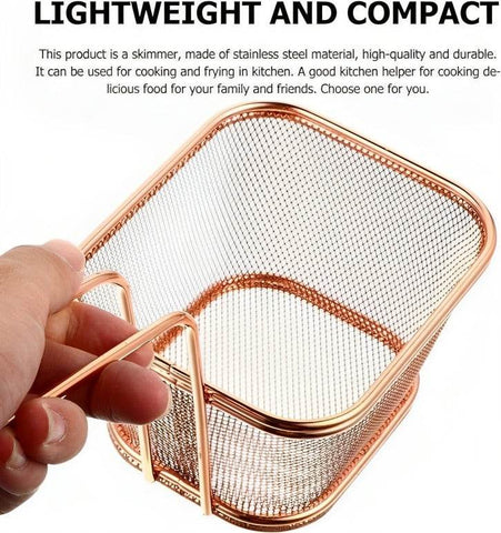 Steel Deep Fryer Basket (13cm) - Alt View