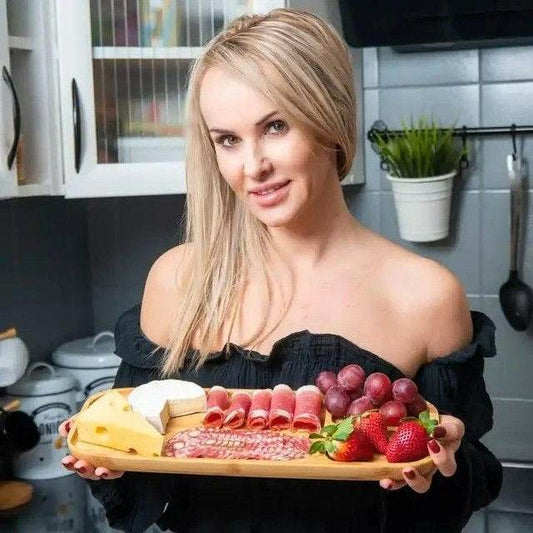 Bamboo Appetizer Platter (3 Compartment) - DMC Wholesale