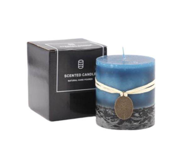 Two Tone Scented Candle (Medium) - DMC Wholesale