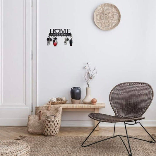 Home Sweet Home Wall-Mounted Key Hook (10 Hooks)