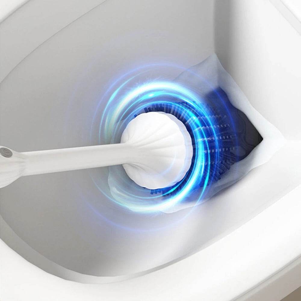 Wireless Electric Silicone Head Toilet Brush - DMC Wholesale
