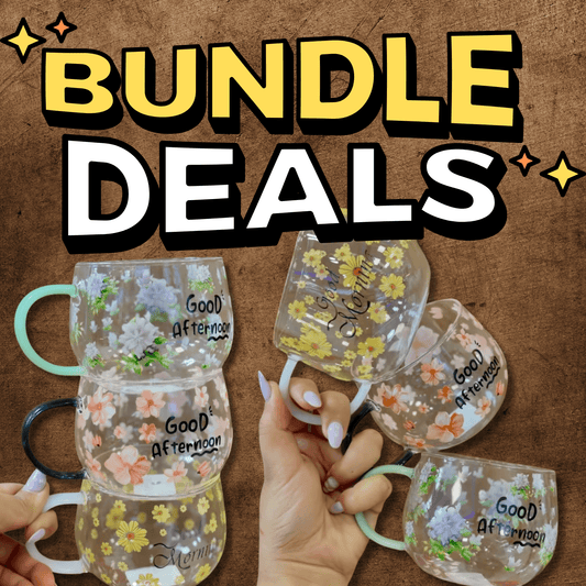 Single Wall Glass Mug (6 pcs) - DMC Wholesale