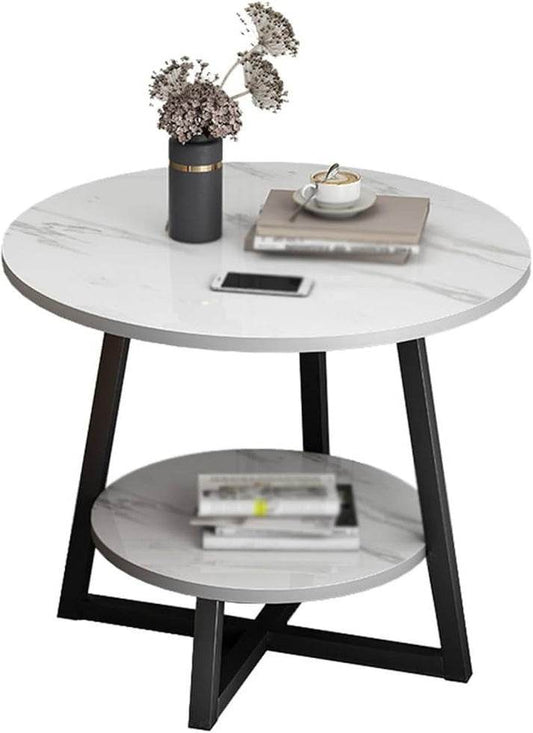 Luxury Super Sturdy Side Table (2 tier)(40x40x55 cm) - DMC Wholesale