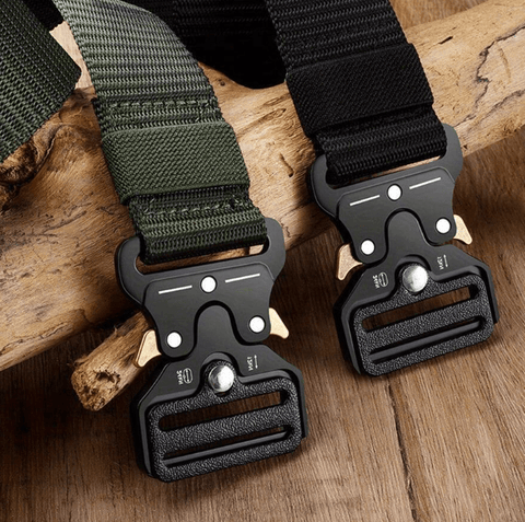 Multifunctional Military Nylon Belt (Black) - Alt View
