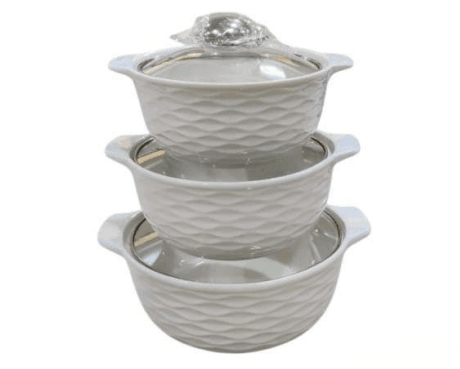 Porcelain Casserole Dish with Lid Set - DMC Wholesale