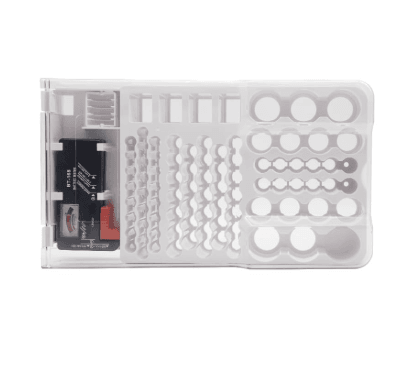 Battery Organizer Storage Case with Tester (excluding batteries) - DMC Wholesale