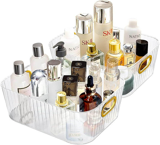 Transparent Stackable Acrylic Storage Basket - DMC Wholesale