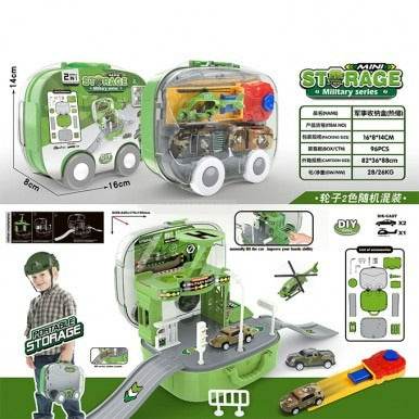 2in1 Mini Storage Military Army Mini Briefcase (17x14x8cm) - DMC Wholesale