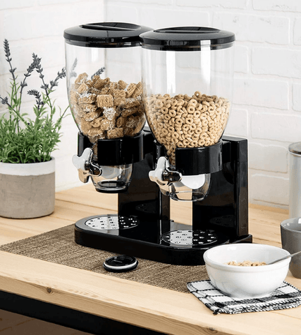 Double Barrel Cereal Dispenser (2L) - Alt View