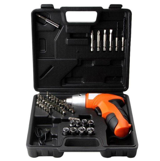 Rechargeable Electric Cordless Screwdriver Drill Set - DMC Wholesale