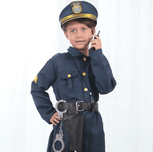 Police Men Costume For Children - DMC Wholesale