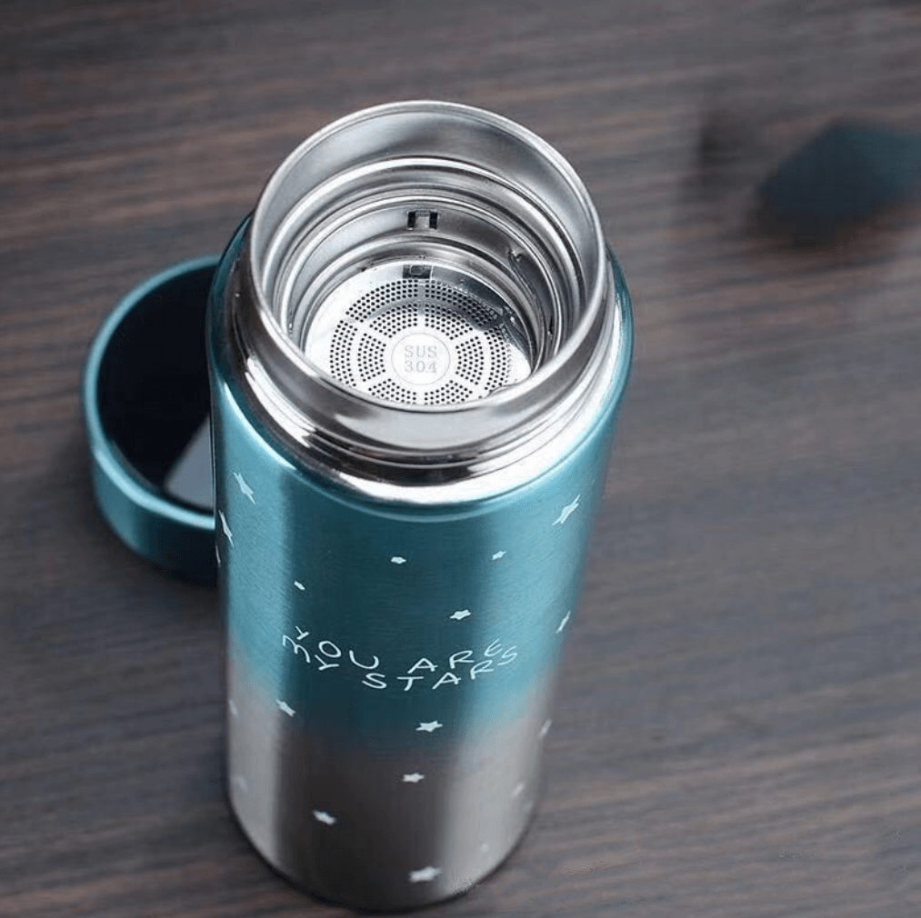 Vacuum Flask With Temperature Display (Stars)(500ml) - DMC Wholesale