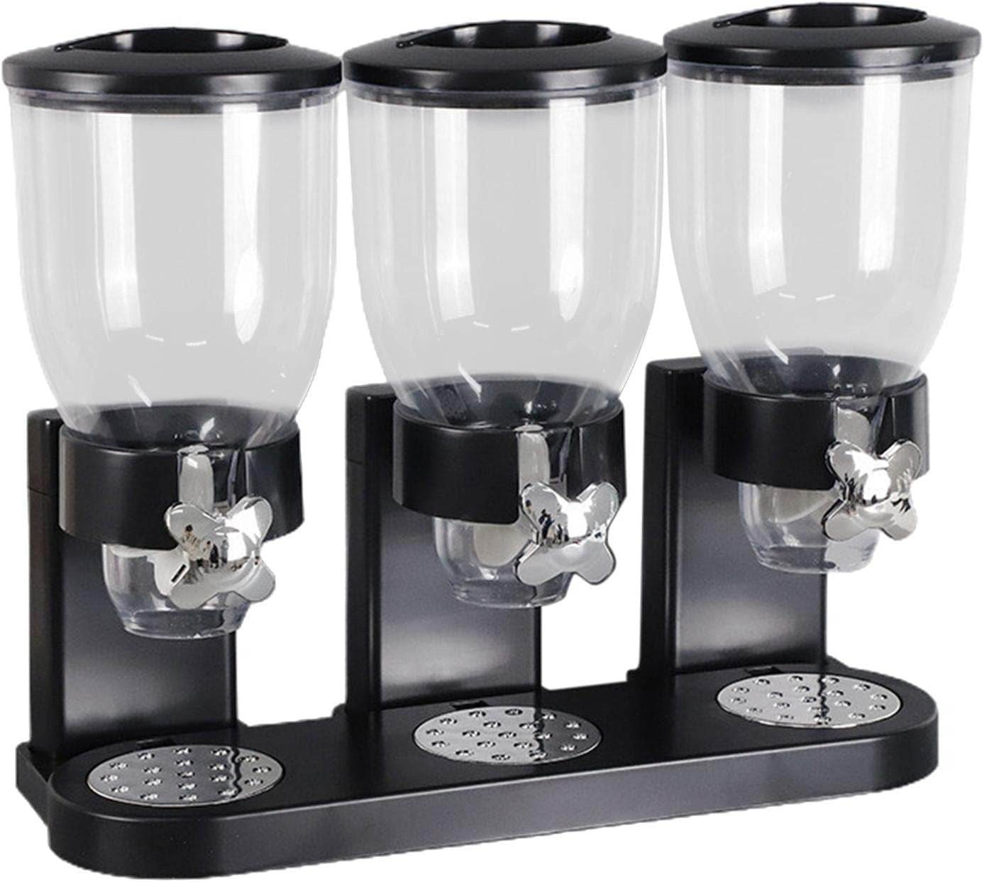 Triple Canister Dry Food Dispenser - DMC Wholesale