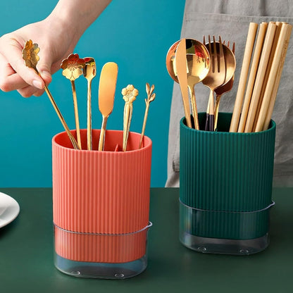 Utensil Holder (Double Layer Drain)