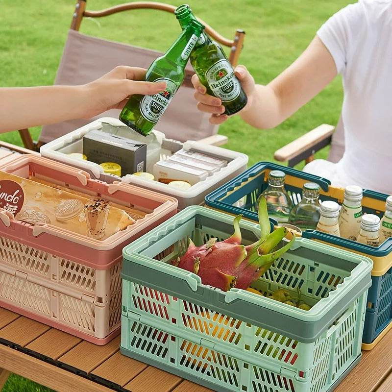 Collapsible Foldable Storage Shopping Basket - DMC Wholesale