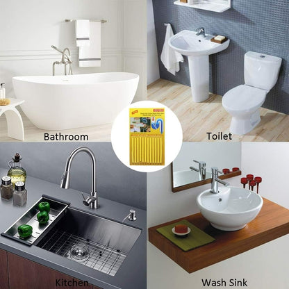 Drain Cleaner Stick Set (12 pcs)