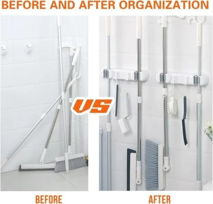 Mop Broom Organiser Wall Mount