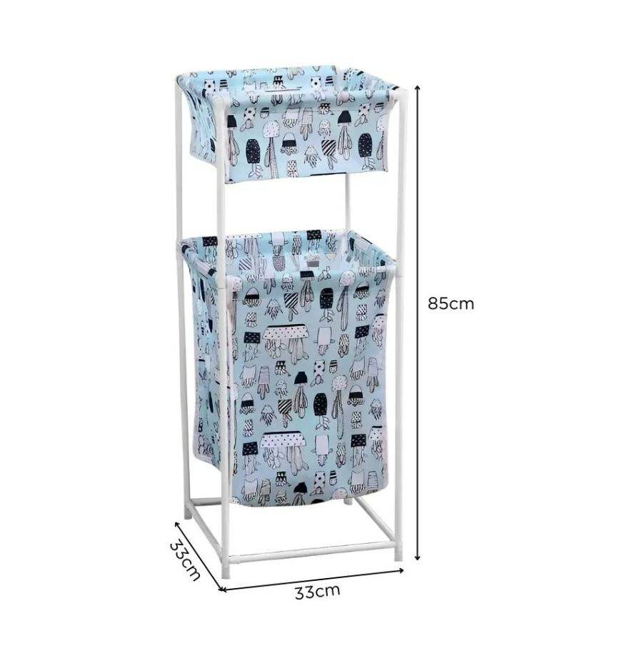 Laundry Basket (Double Layer) - DMC Wholesale