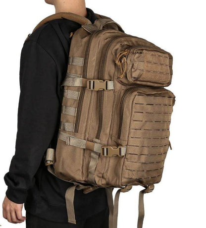 Multi-Layer Tactical Lasercut Backpack - DMC Wholesale