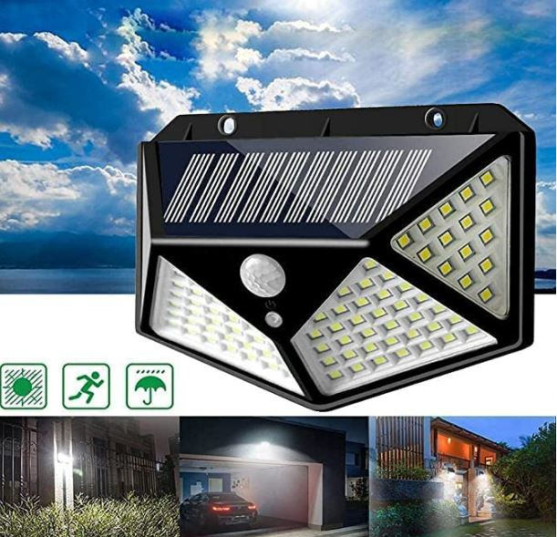 Four Direction Outdoor Solar Wall Lamp (Small)