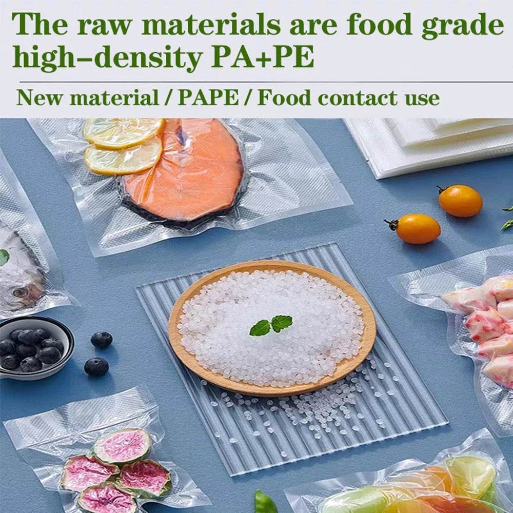 Embossed Vacuum Sealer Freezer Bags (Large)(50 pcs) - DMC Wholesale