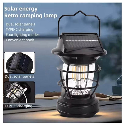 Multifunction Camping Solar Lantern - Alt View