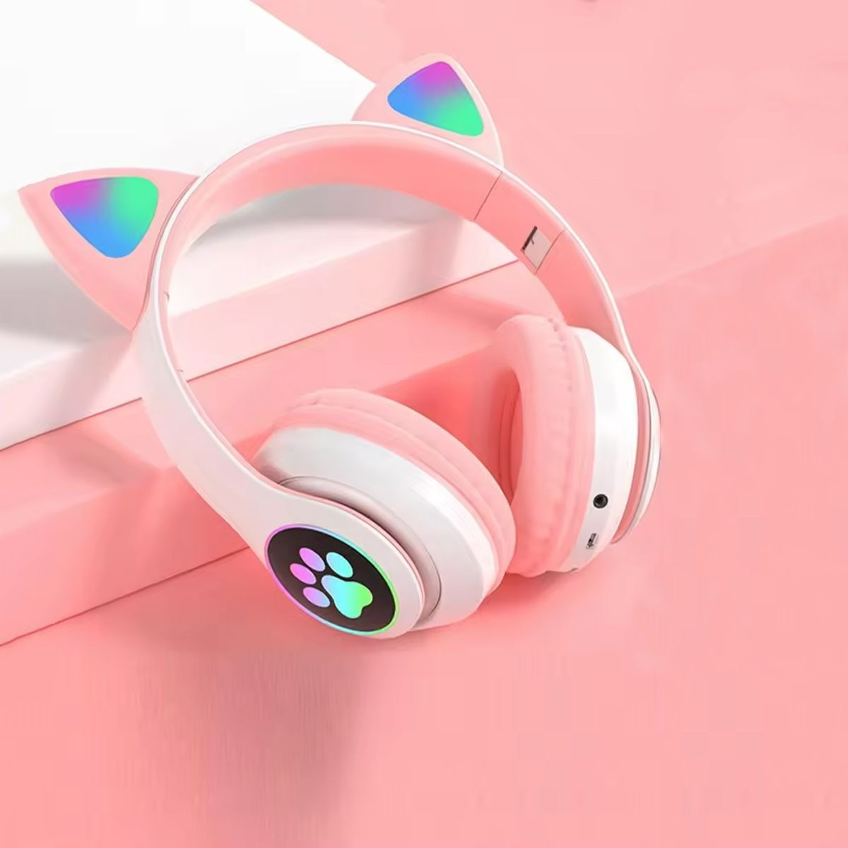 Cat Ear Bluetooth Headphones Headset