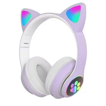 Cat Ear Bluetooth Headphones Headset