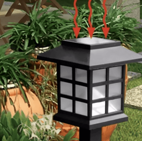 Solar Light Pathway Lights (2 pcs) - Alt View