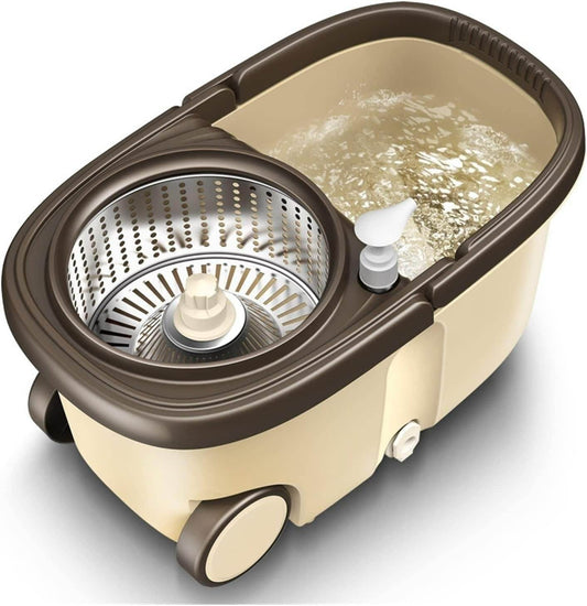 Spin Mop And Bucket Set With Wheels - DMC Wholesale