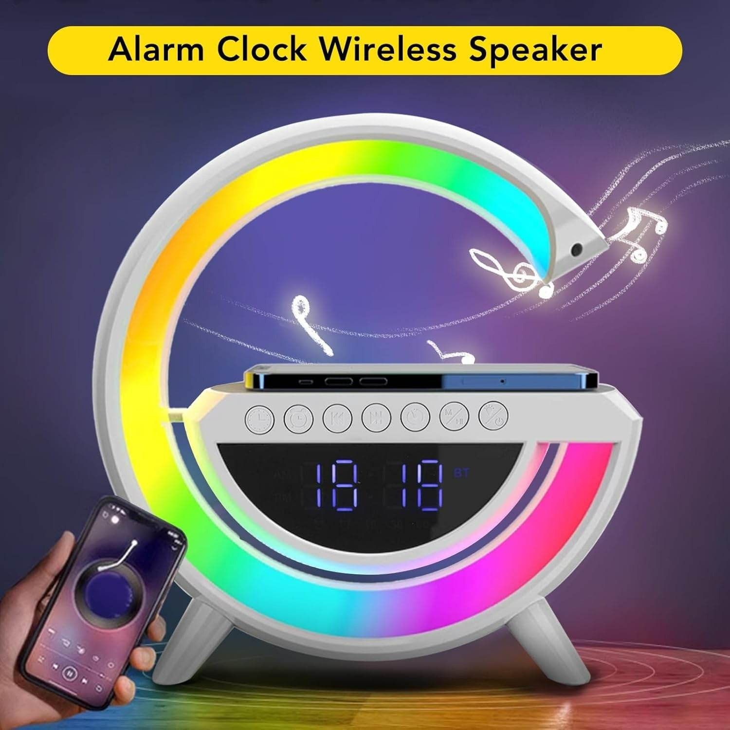Night Light Charging Bluetooth Speaker - DMC Wholesale
