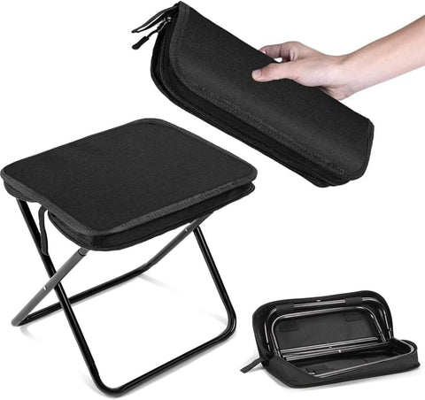 Mini Portable Folding Camping Stool In A Bag