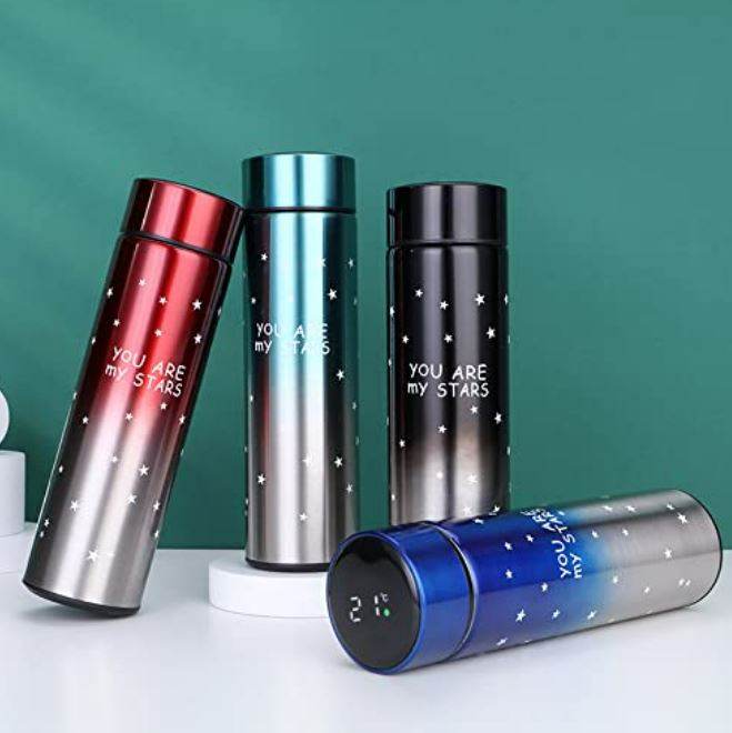 Vacuum Flask With Temperature Display (Stars)(500ml) - DMC Wholesale