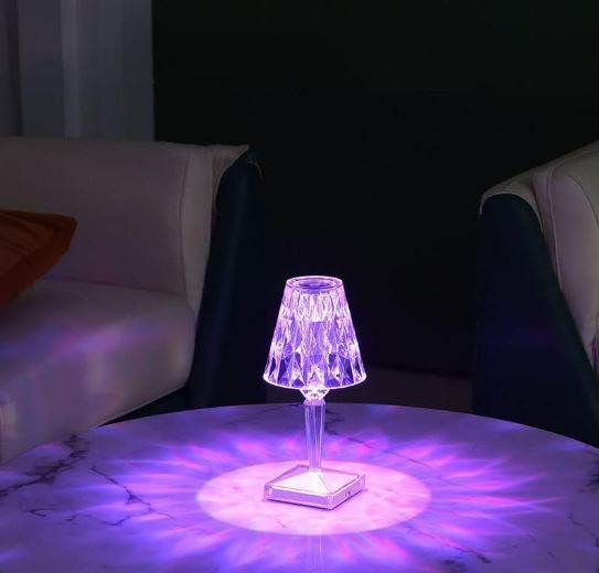 Color Changing Acrylic Table Lamp - DMC Wholesale