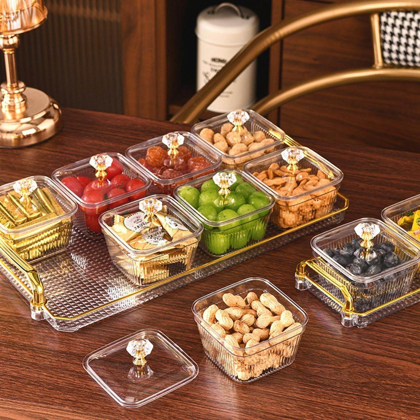 Multifunctional Snacks Dish Tray (8 Bowls) - DMC Wholesale