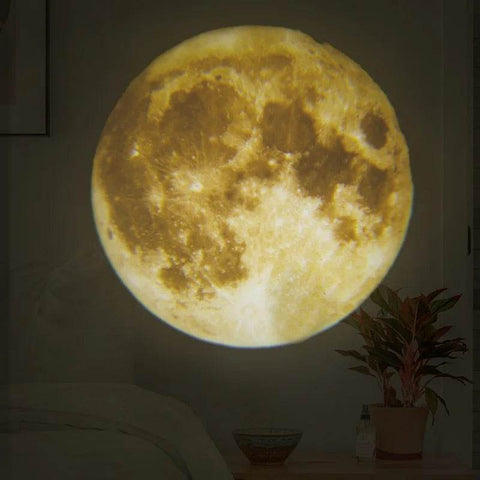 Creative Moon Projector Lamp - Alt View