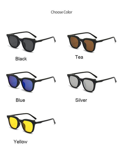 5in1 Antiglare Magic Vision Sun Glasses - DMC Wholesale