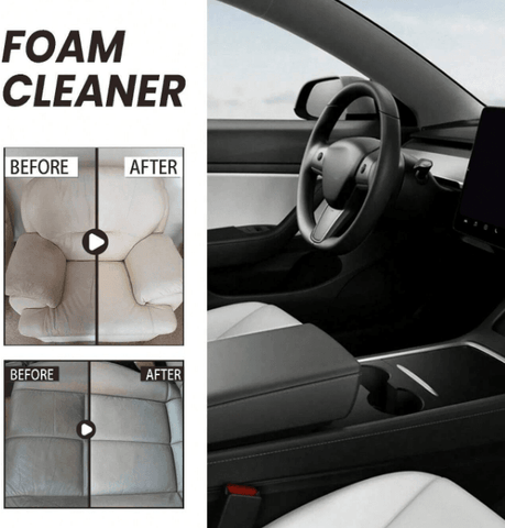 Leather Interior Cleaning And Renovation Foam (120ml) - Alt View