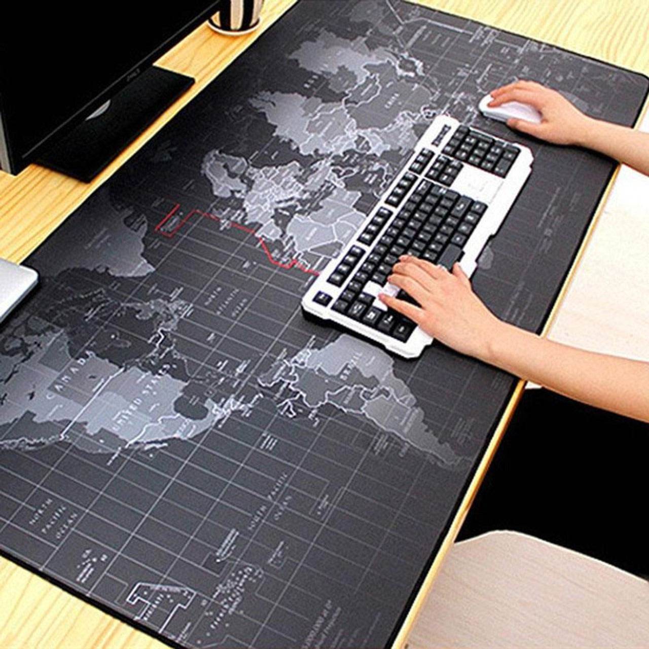 Large Anti-Slip World Map Mouse Pad - DMC Wholesale