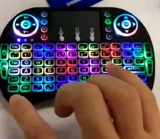 Mini Wireless Keyboard (Multicolour Fusion) - Alt View