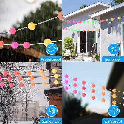 Smart RGB String Lights (App And Remote Control)