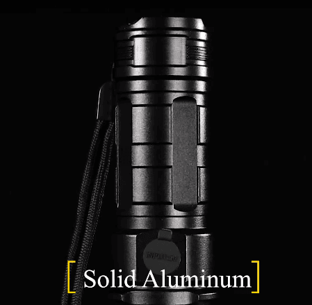 Ultra Bright High Lumens LED Flashlight (16.5cm) - DMC Wholesale