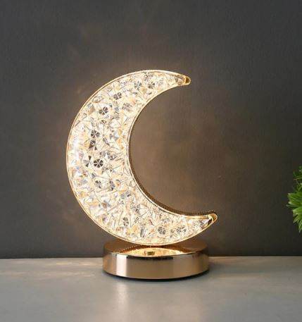 Modern Luxury Crystal Moon Lamp - DMC Wholesale