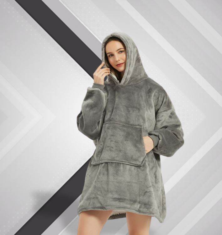 Huggle Hoodie (Grey) - DMC Wholesale