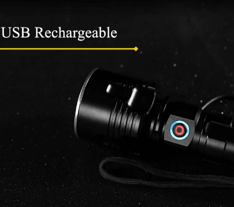 Ultra Bright High Lumens LED Flashlight (16.5cm) - DMC Wholesale