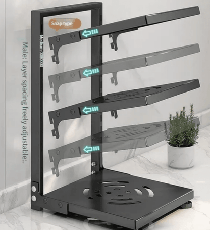 Cookware Organiser Storage Rack - DMC Wholesale